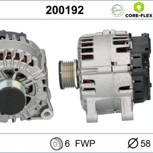 Alternator PEUGEOT BIPPER TEPEE 1.4 HDi diesel 68 cai VALEO 200192