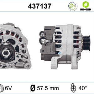 Alternator PEUGEOT EXPERT caroserie (222) 1.9 D 70 diesel 69 cai VALEO 437137