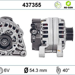 Alternator PEUGEOT EXPERT caroserie (222) 1.9 D 70 diesel 69 cai VALEO 437355