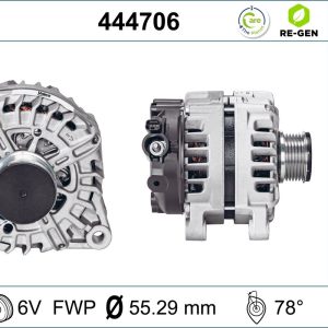 Alternator PEUGEOT EXPERT platou / sasiu 2.0 HDi 130 diesel 128 cai VALEO 444706