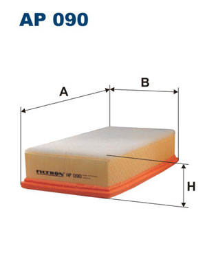 Filtru aer PEUGEOT EXPERT platou / sasiu (223) 2.0 HDi diesel 109 cai FILTRON AP 090