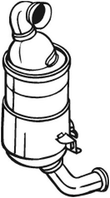 Catalizator PEUGEOT EXPERT platou / sasiu 1.6 HDi 90 16V diesel 90 cai BOSAL 090-587