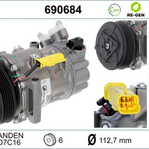 Compresor climatizare PEUGEOT RCZ 2.0 HDi diesel 163 cai VALEO 690684