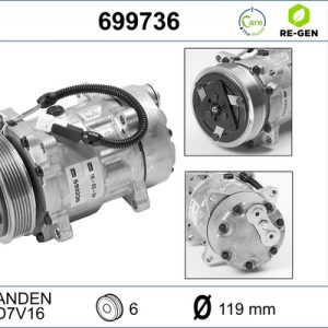 Compresor climatizare PEUGEOT EXPERT platou / sasiu (223) 1.9 D diesel 70 cai VALEO 699736