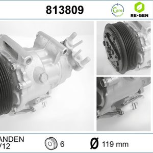 Compresor climatizare PEUGEOT BIPPER (AA_) 1.4 HDi diesel 68 cai VALEO 813809