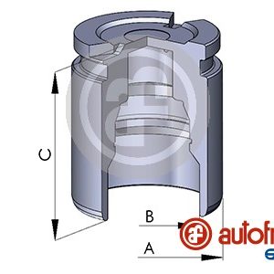 Piston etrier frana PEUGEOT EXPERT TEPEE (VF3X_) 1.6 HDi 90 8V diesel 90 cai AUTOFREN SEINSA D02593