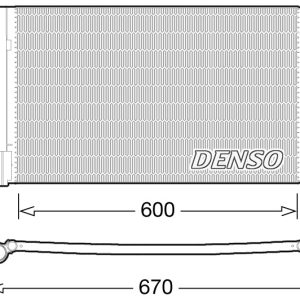 Condensator climatizare PEUGEOT BIPPER (AA_) 1.4 benzina 73 cai DENSO DCN01004