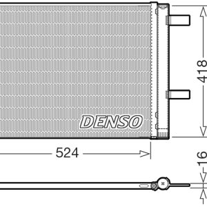 Condensator climatizare PEUGEOT RIFTER 1.2 PureTech 130 benzina 131 cai DENSO DCN07062