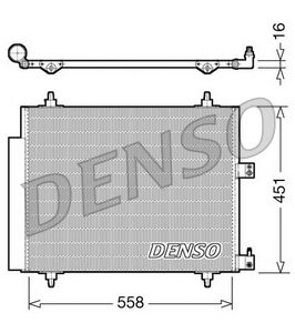 Condensator climatizare PEUGEOT EXPERT TEPEE (VF3X_) 2.0 16V benzina 140 cai DENSO DCN21005