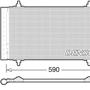 Condensator climatizare PEUGEOT EXPERT platou / sasiu 2.0 HDi 120 diesel 120 cai DENSO DCN21018