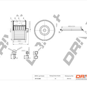 Filtru combustibil PEUGEOT EXPERT platou / sasiu 2.0 HDi 120 diesel 120 cai DRIVE DP1110.13.0053