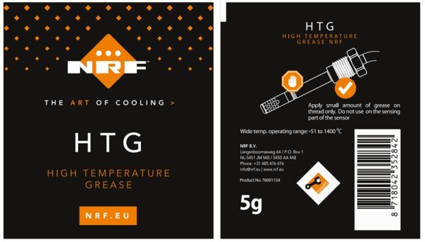 Senzor temperatura gaze evacuare PEUGEOT RIFTER 1.6 HDi 92 diesel 92 cai NRF 707435