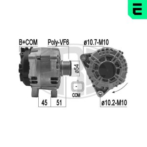 Alternator PEUGEOT EXPERT bus (V_) 1.6 BlueHDi 115 diesel 115 cai ERA 209196A
