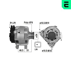 Alternator PEUGEOT EXPERT caroserie (V_) 1.5 BlueHDi 120 diesel 120 cai ERA 209722A