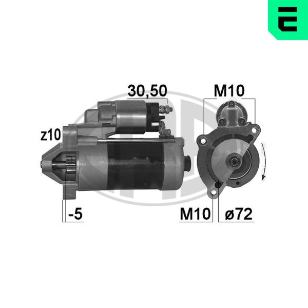 Electromotor PEUGEOT EXPERT TEPEE (VF3X_) 2.0 HDi 120 diesel 120 cai ERA 220117A