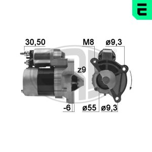 Electromotor PEUGEOT BIPPER TEPEE 1.4 benzina 73 cai ERA 220392A