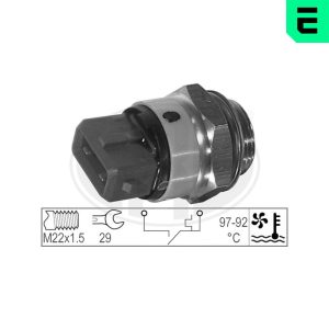 Comutator temperatura ventilator radiator PEUGEOT 405 I (15B) 1.9 Injection benzina 105 cai ERA 330188