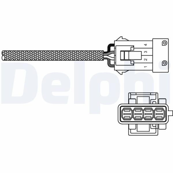 Sonda Lambda PEUGEOT BIPPER (AA_) 1.4 benzina 73 cai DELPHI ES10797-12B1
