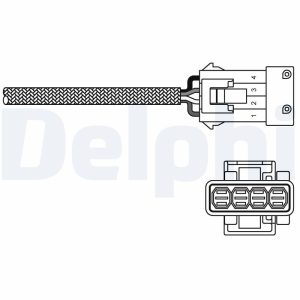 Sonda Lambda PEUGEOT BIPPER (AA_) 1.4 benzina 73 cai DELPHI ES20230-12B1
