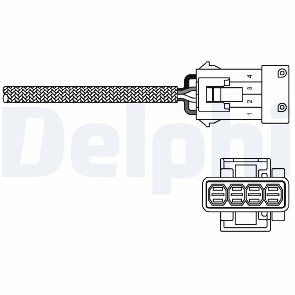 Sonda Lambda PEUGEOT BIPPER (AA_) 1.4 benzina 73 cai DELPHI ES20230-12B1
