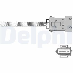 Sonda Lambda PEUGEOT BIPPER (AA_) 1.4 benzina 73 cai DELPHI ES20258-12B1