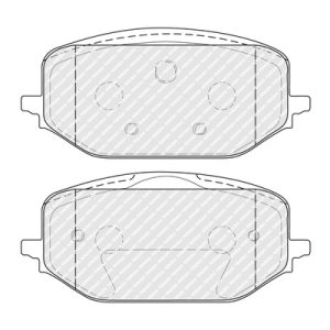 Placute frana PEUGEOT RIFTER 1.2 PureTech 130 benzina 131 cai FERODO FDB5337