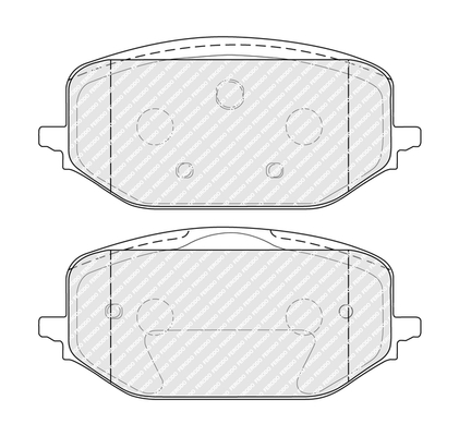 Placute frana PEUGEOT RIFTER 1.2 PureTech 110 benzina 110 cai FERODO FDB5337