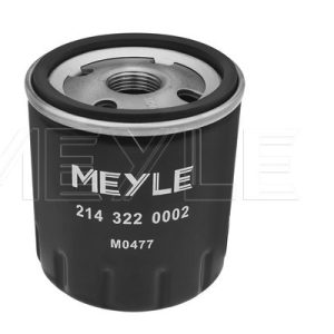 Filtru ulei PEUGEOT 505 (551A) 2.2 Turbo Injection benzina 150 cai MEYLE 214 322 0002