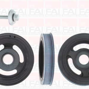 Set fulie arbore cotit PEUGEOT EXPERT bus (V_) 1.6 BlueHDi 115 diesel 115 cai FAI AUTOPARTS FVD1008K