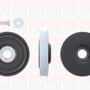 Set fulie arbore cotit PEUGEOT EXPERT (224_) 2.0 HDI diesel 109 cai FAI AUTOPARTS FVD1011K