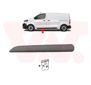 Elemente decorative / protectie portiera PEUGEOT EXPERT caroserie (V_) E-EXPERT electric 136 cai VAN WEZEL 0944403