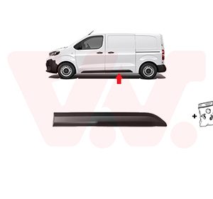 Elemente decorative / protectie portiera PEUGEOT EXPERT caroserie (V_) E-EXPERT electric 136 cai VAN WEZEL 0944425