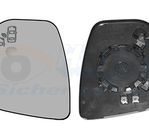 Sticla oglinda retrovizoare exterioara PEUGEOT RIFTER 1.2 PureTech 130 benzina 131 cai VAN WEZEL 0944835