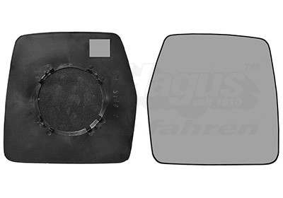 Sticla oglinda retrovizoare exterioara PEUGEOT EXPERT (224_) 2.0 HDI 16V diesel 109 cai VAN WEZEL 1610834