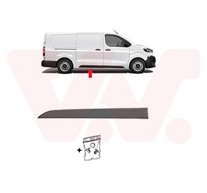 Elemente decorative / protectie portiera PEUGEOT EXPERT caroserie (V_) E-EXPERT electric 136 cai VAN WEZEL 3892406