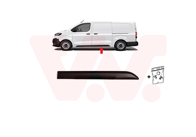 Elemente decorative / protectie portiera PEUGEOT EXPERT caroserie (V_) E-EXPERT electric 136 cai VAN WEZEL 3892425