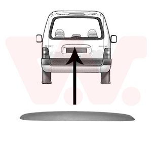 Acoperire haion PEUGEOT PARTNER microbus (5_, G_) 2.0 HDI diesel 90 cai VAN WEZEL 4051459