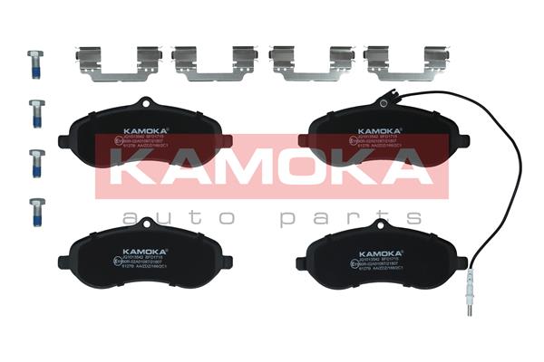 Placute frana PEUGEOT EXPERT TEPEE (VF3X_) 2.0 HDi 130 diesel 128 cai KAMOKA JQ1013542
