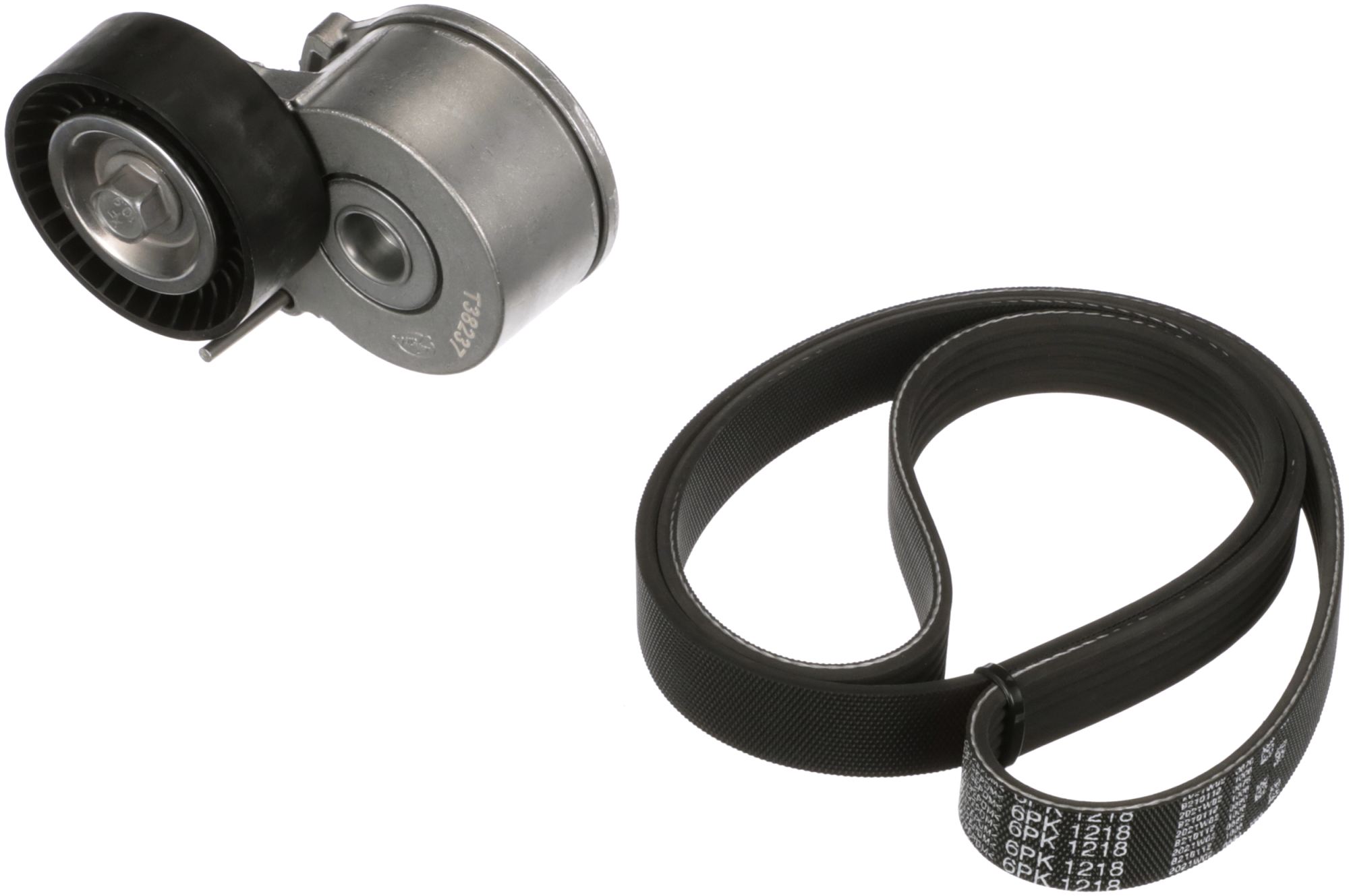 Set curea transmisie cu caneluri PEUGEOT EXPERT TEPEE (VF3X_) 2.0 HDi 140 diesel 136 cai GATES K016PK1218