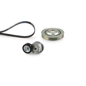 Set curea transmisie cu caneluri PEUGEOT EXPERT TEPEE (VF3X_) 2.0 HDi 130 4x4 diesel 128 cai GATES K026PK1245