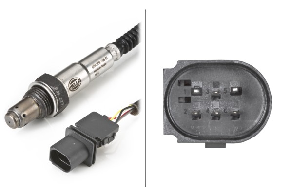 Sonda Lambda PEUGEOT EXPERT caroserie (VF3A_, VF3U_, VF3X_) 2.0 HDi 130 diesel 128 cai HELLA 6PA 009 166-811