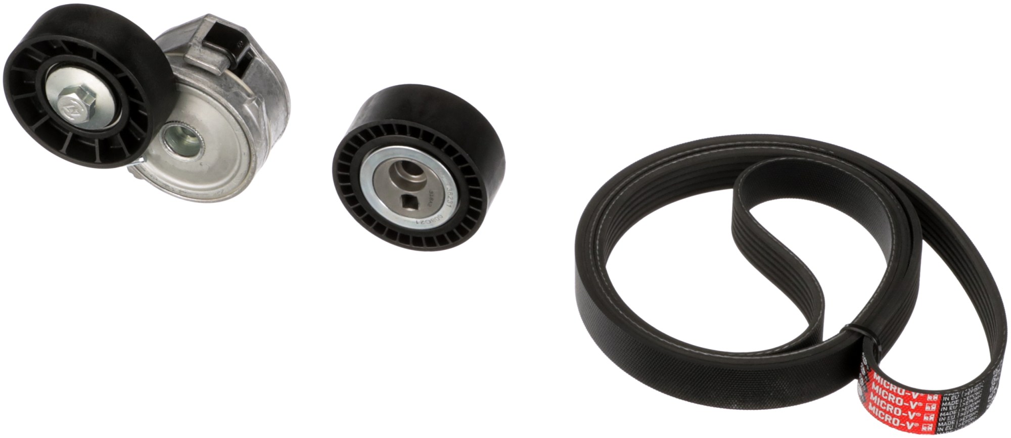 Set curea transmisie cu caneluri PEUGEOT EXPERT caroserie (222) 2.0 HDI diesel 94 cai GATES K056PK1740