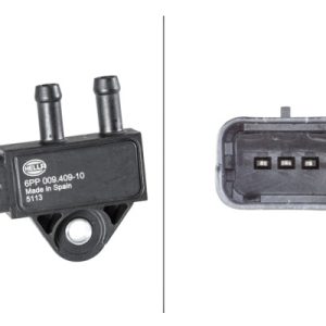 Senzor presiune gaze evacuare PEUGEOT EXPERT platou / sasiu (V_) 2.0 BlueHDi 150 diesel 150 cai HELLA 6PP 009 409-101