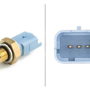 Senzor temperatura lichid de racire PEUGEOT EXPERT caroserie (222) 2.0 HDI diesel 94 cai HELLA 6PT 009 309-521