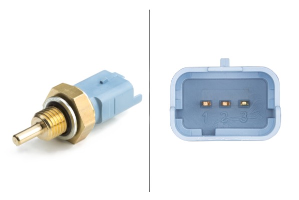 Senzor temperatura lichid de racire PEUGEOT EXPERT (224_) 2.0 HDI 16V diesel 109 cai HELLA 6PT 009 309-521