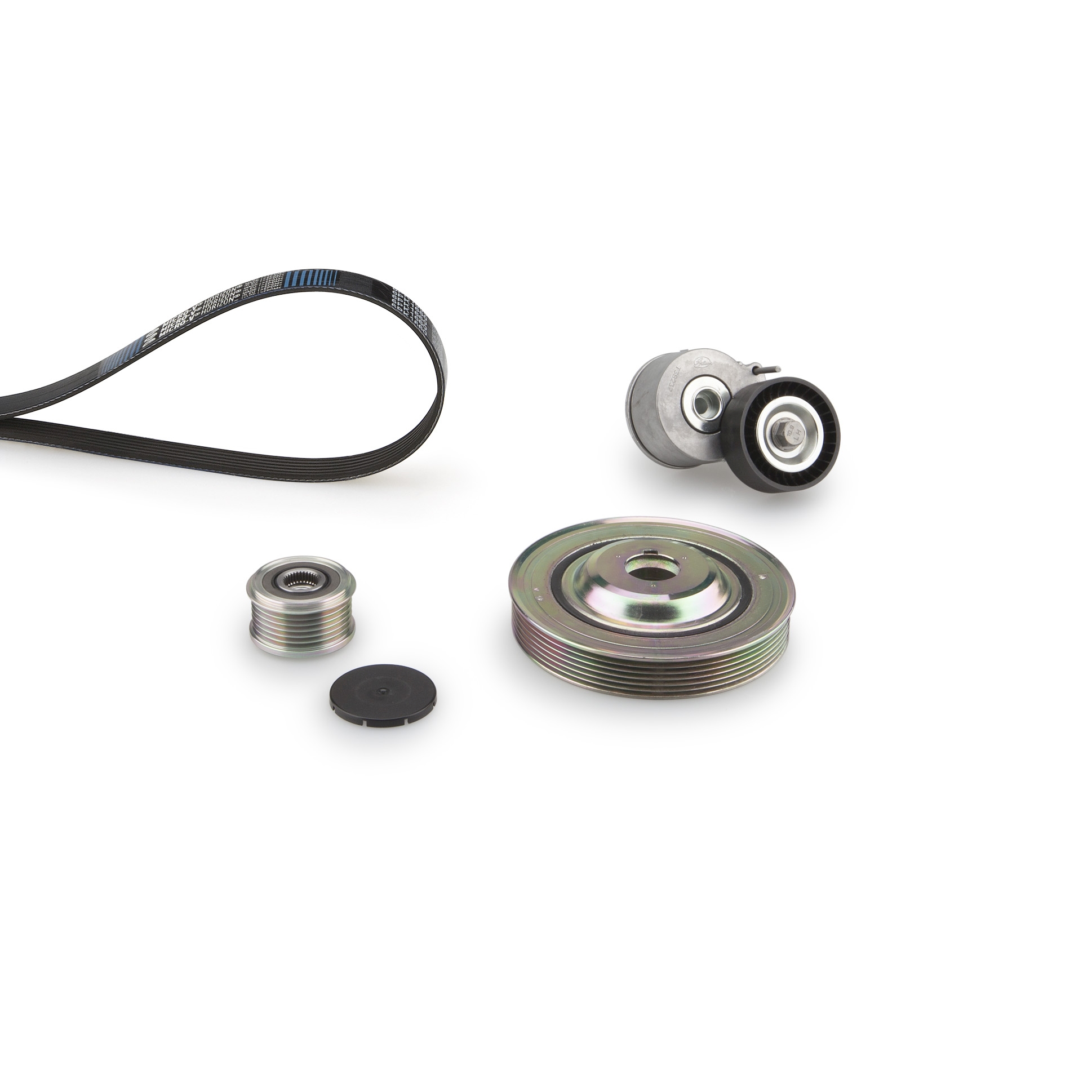 Set curea transmisie cu caneluri PEUGEOT EXPERT TEPEE (VF3X_) 2.0 HDi 120 4x4 diesel 120 cai GATES K106PK1218