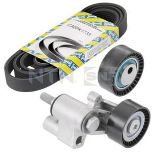 Set curea transmisie cu caneluri PEUGEOT EXPERT platou / sasiu (223) 1.9 D diesel 69 cai SNR KA859.24