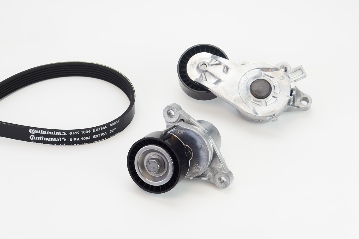 Set curea transmisie cu caneluri PEUGEOT EXPERT caroserie (V_) 1.6 BlueHDi 95 diesel 95 cai CONTITECH 6PK1004 EXTRA K1