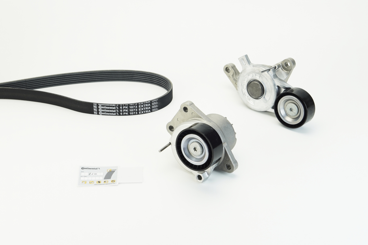 Set curea transmisie cu caneluri PEUGEOT EXPERT platou / sasiu (V_) 2.0 BlueHDi 150 diesel 150 cai CONTITECH 6PK1073 EXTRA K1