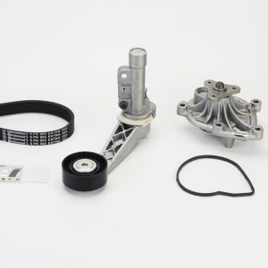 Pompa apa + Set curea transmisie cu caneluri PEUGEOT RCZ 1.6 THP 270 benzina 270 cai CONTITECH 6PK905 EXTRA WP1